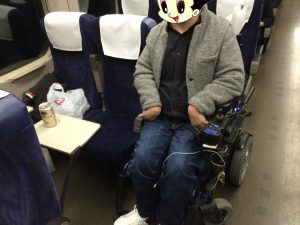 Shinkansen Accessibility - Wheelchair Space