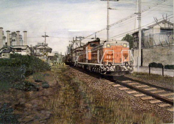 Hisashi Fukushima - Train Art