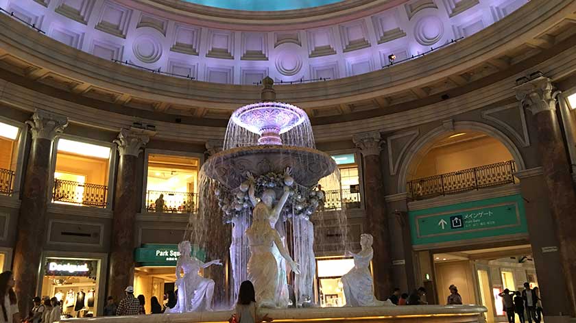 Venus Fort fountain