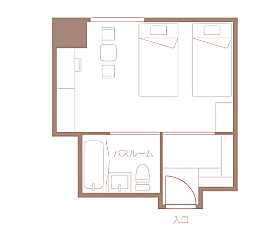 Vessel Hotel Campana Accessible Room Layout