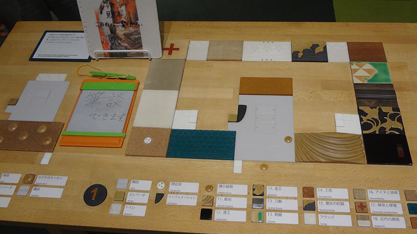 Tactile Map of the Honkan at the Tokyo National Museum