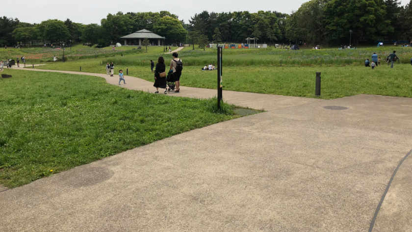 Kasai Rinkai Park path