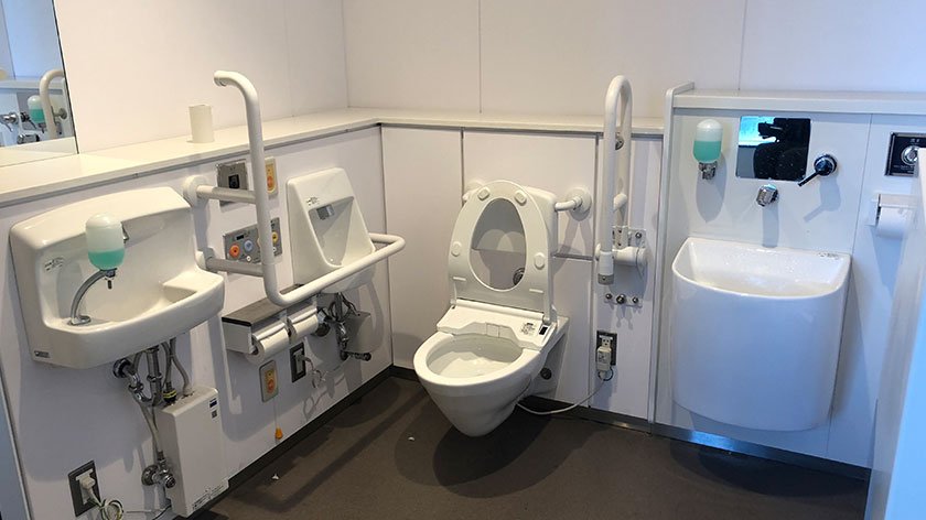 Wheelchair Accessible Toilet at Toyosu Market