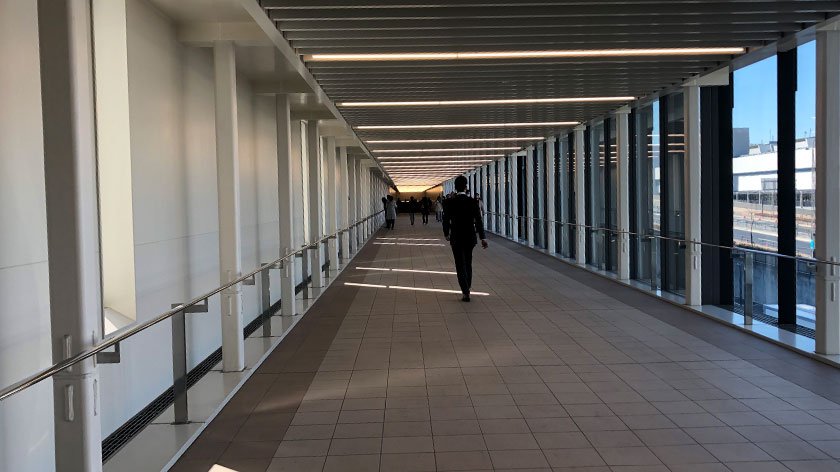 Walkway at Toyosu Market
