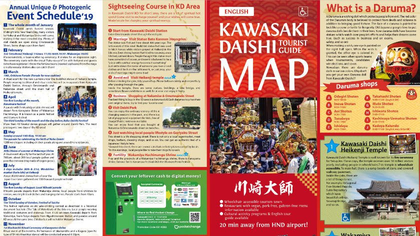 Kawasaki Daishi guide map