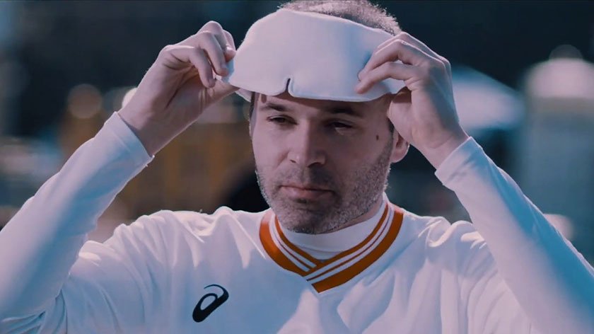 Iniesta playing Football 5-a-side
