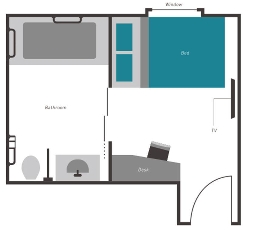 Sotetsu Fresa Inn Nihombashi-Ningyocho accessible room layout