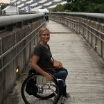 Wheelchair entrance to Tokyo Stadium
