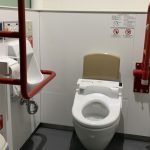 Accessible toilet at Tokyo Stadium