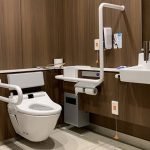 Accessible toilet at Yokohama stadium