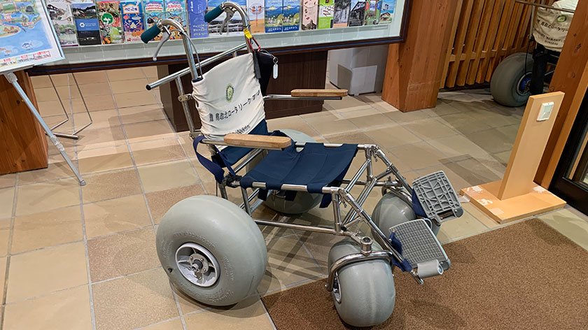 Tottori Sand Dunes sand wheelchair