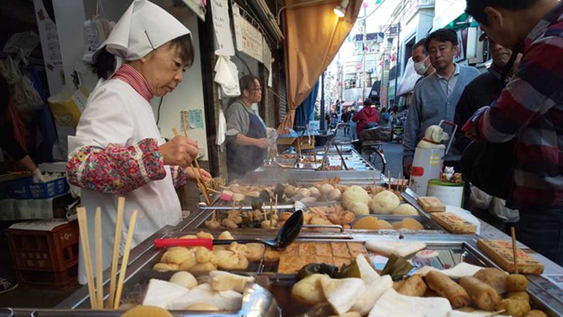 Eating Oden in Tokyo