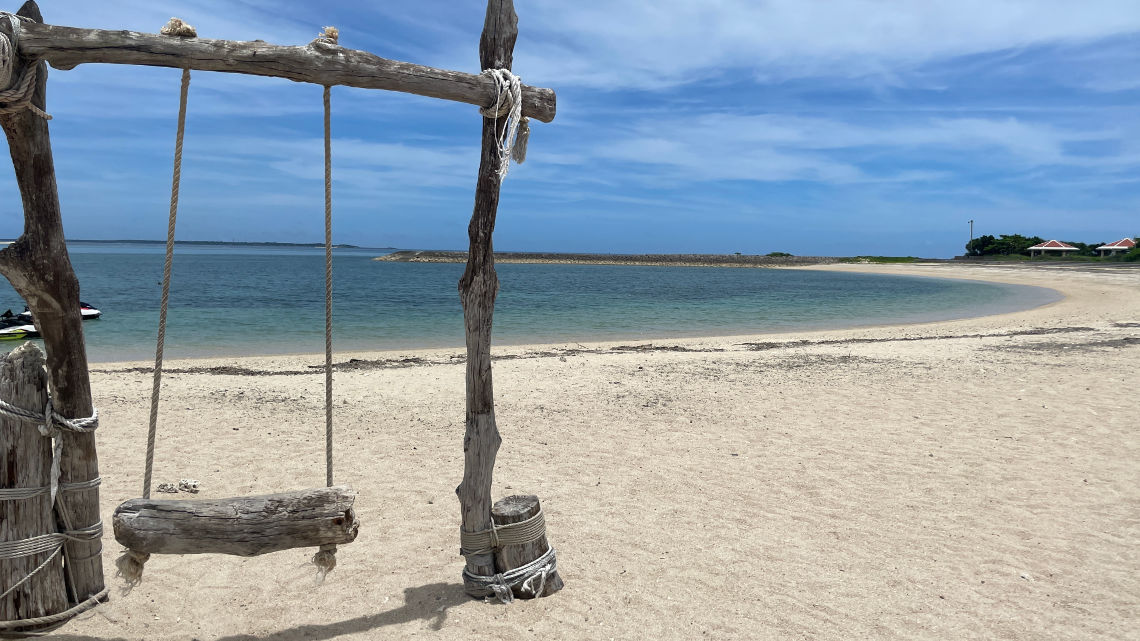 Swing on Azama Sun Sun Beach