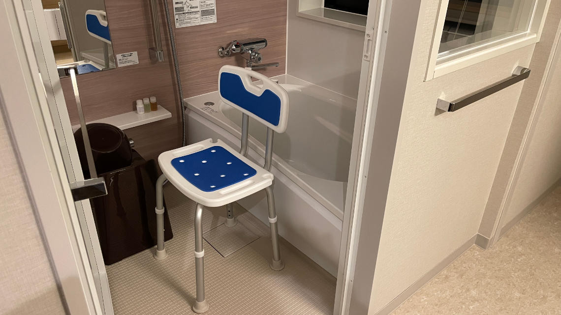 Shower and bathtub