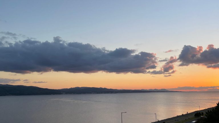 View of lake Shinji