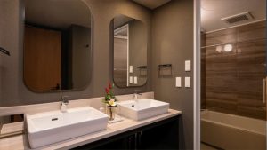 Two bedroom Japanese Suite main shower 300x169