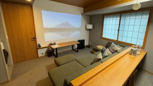 Two bedroom Theater Suite living 300x169