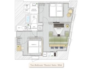 premium two bedroom suite layout 2 300x225