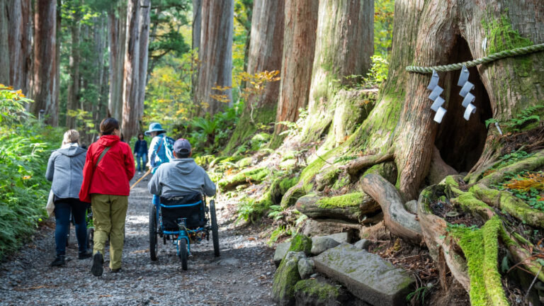 Togakushi wheelchair on path 768x432